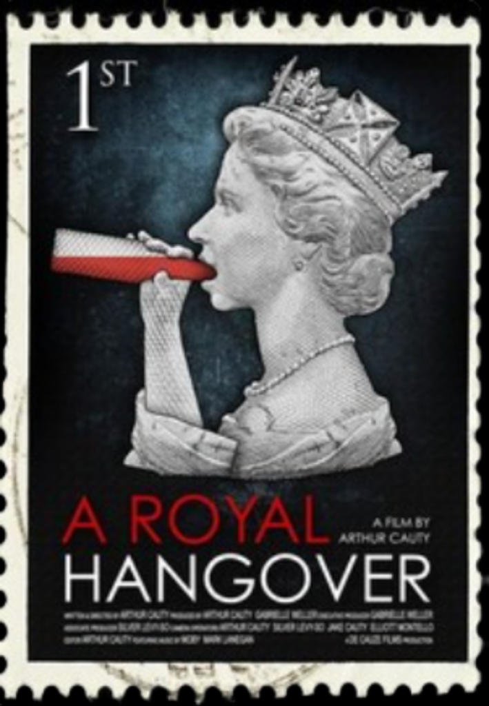 BRITISH STAMP WITH THE IMAGE OF A ALCOHOL DRINKER ON IT